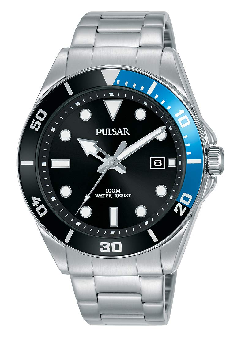Pulsar Sports Watch for Men & Women - Waterproof Fitness Tracker with Heart Rate Monitor, Step Counter & Sleep Tracking - Perfect for Running, Gym & Outdoor Activities