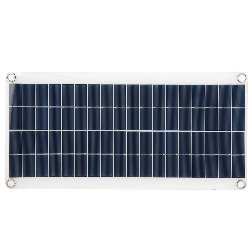 Portable Solar Charger with Solar Panel - Lightweight & Waterproof for Camping, Hiking, Backpacking - Perfect for Outdoor Adventures & Emergency Power Supply