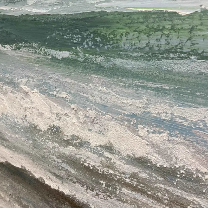 Ocean and Sky Painting #OS 014 - Handmade Canvas Wall Art for Home Decor, Office, Living Room & Bedroom