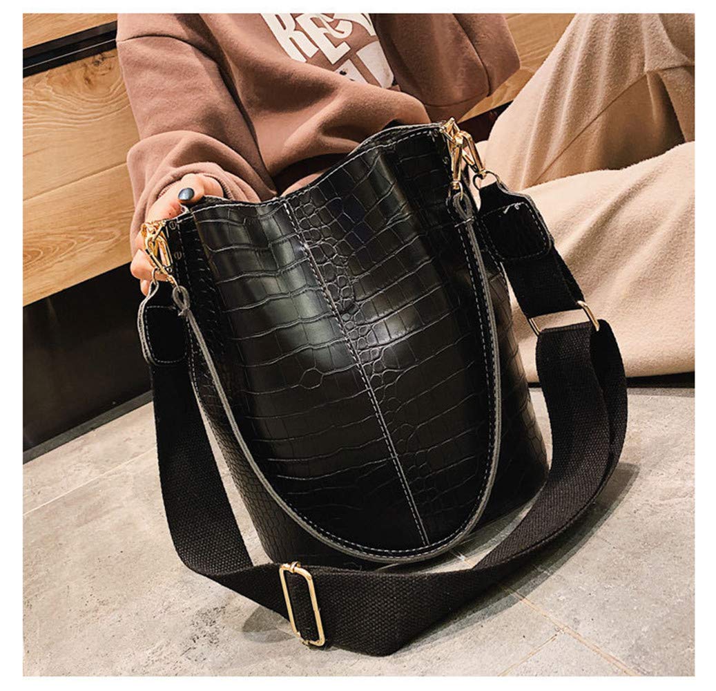 Stylish Women's Hobo Shoulder Bag - Genuine Crocodile Pattern Leather Crossbody Purse with Large Capacity | Perfect for Work, Travel & Everyday Use
