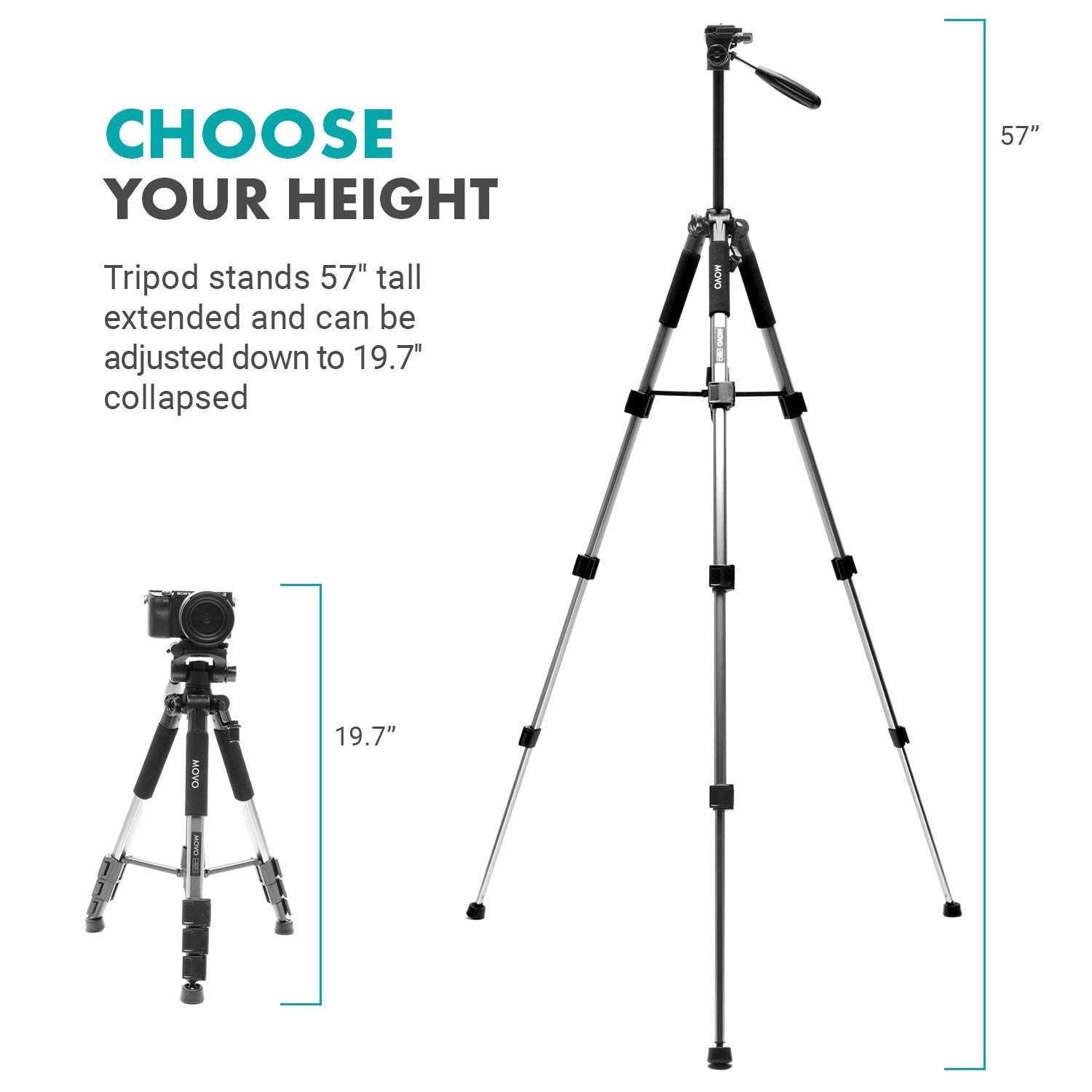 Professional Movo Smartphone Vlogging Kit with Shotgun Mic, LED Light & Tripod - Compatible with iPhone & Android - Perfect for YouTube, TikTok & Live Streaming
