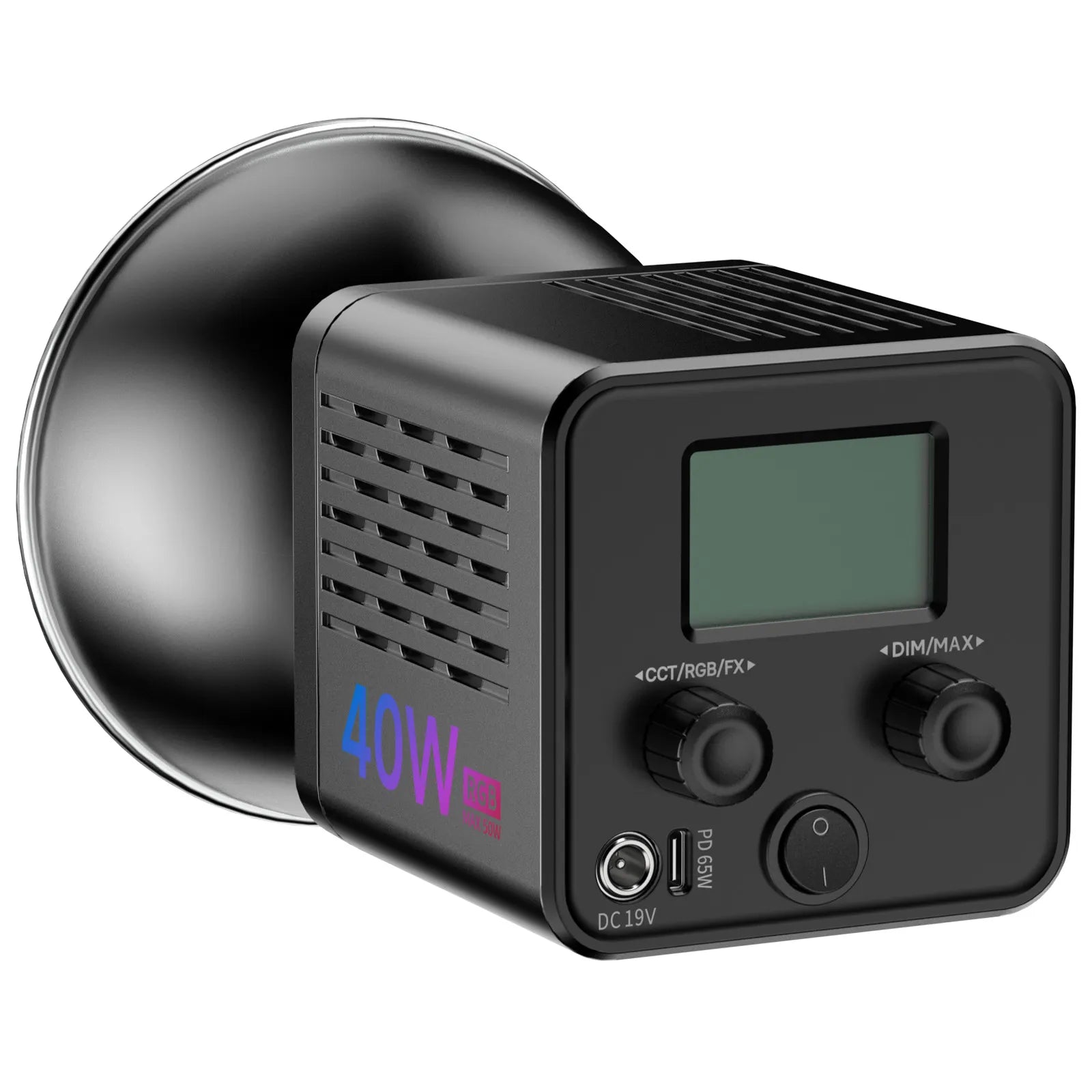 Ulanzi L024 40W RGB LED Video Light - Portable Photography Lighting for YouTube, TikTok, Vlogging & Live Streaming - Perfect for Content Creators & Studio Shoots