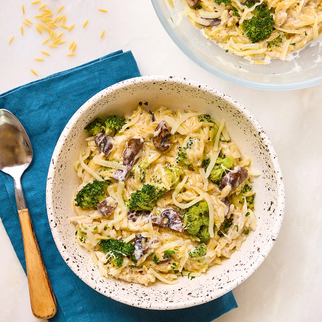 Cheesy Broccoli Orzo Pasta - Delicious One-Pot Meal for Quick Dinners & Family Gatherings | Perfect for Weeknight Meals & Potlucks