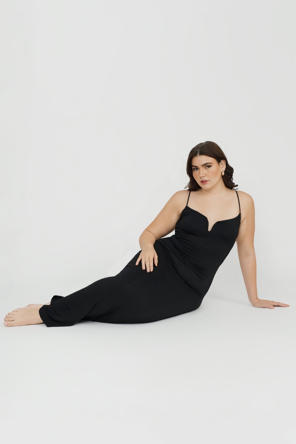 Stylish Black Koa Maxi Dress for Women - Elegant Long Flowy Summer Dress for Beach, Vacation & Casual Outings