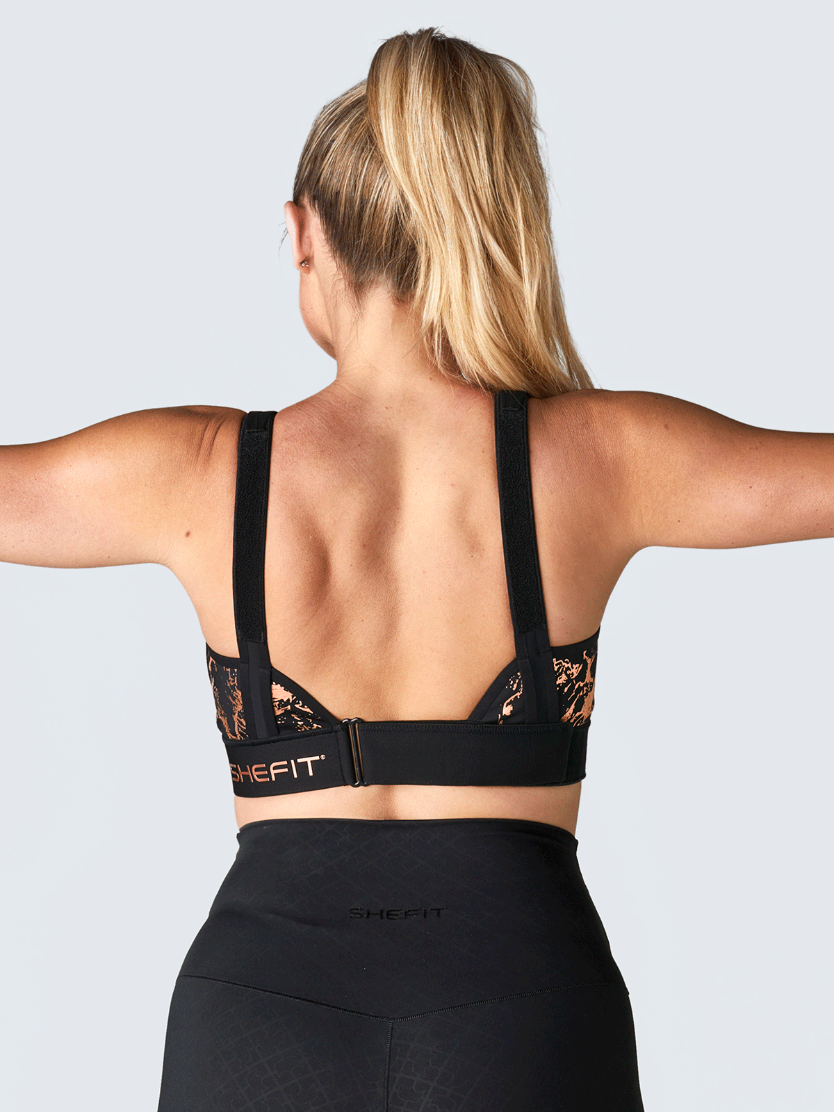 Flex Sports Bra™ - High Support, Breathable & Comfortable Workout Bra for Women - Perfect for Running, Yoga & Gym Training - Black