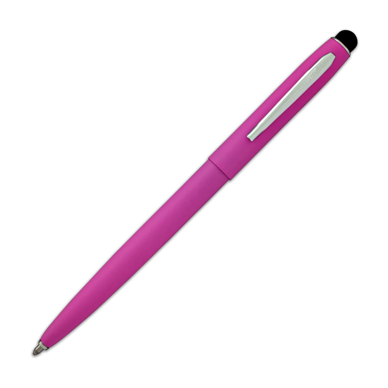 Fisher Space Pen Cap-O-Matic Matte Pink Ballpoint Pen with Stylus - Premium Writing Tool for Office, Travel & Outdoor Use