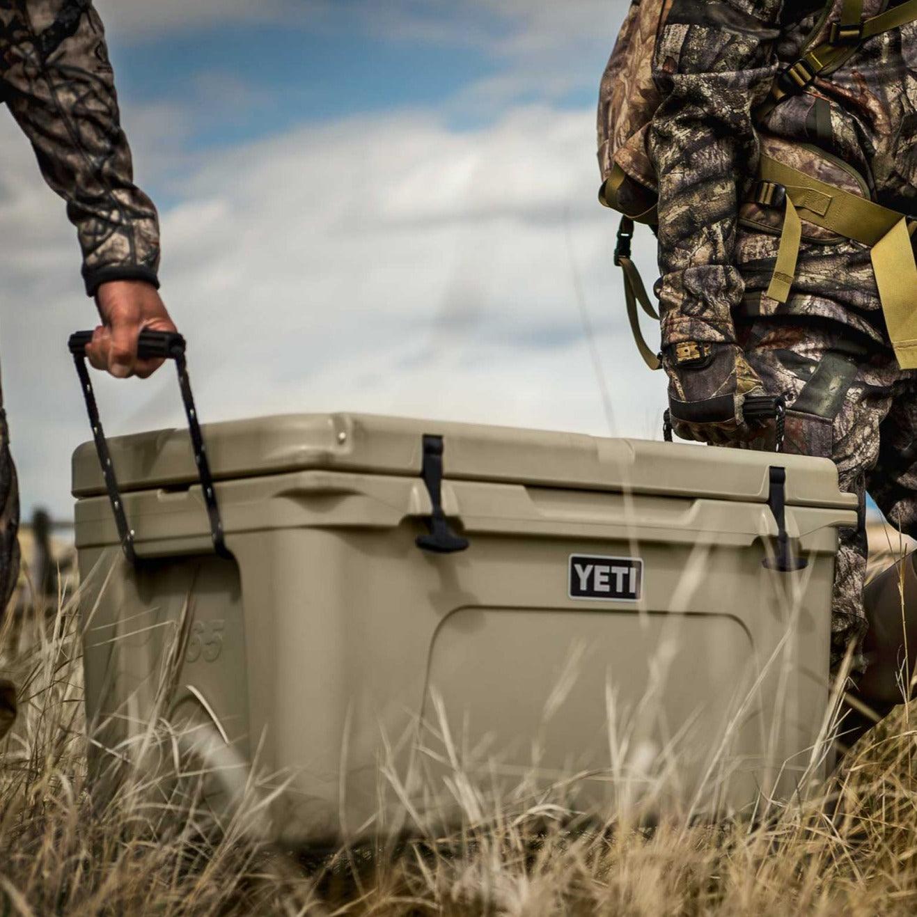 Tundra 65 Cooler - Heavy-Duty Rotomolded Cooler with Superior Ice Retention, Navy Blue - Perfect for Camping, Fishing, and Outdoor Adventures