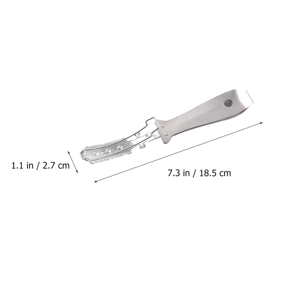 DOITOOL Pig Hair Scraper - Professional Kitchen Meat & Pork Hair Remover Tool, Food Processing Hair Shaver Gadget for Home Chefs (Blade Not Included) | Perfect for BBQ Prep, Charcuterie & Home Butchering