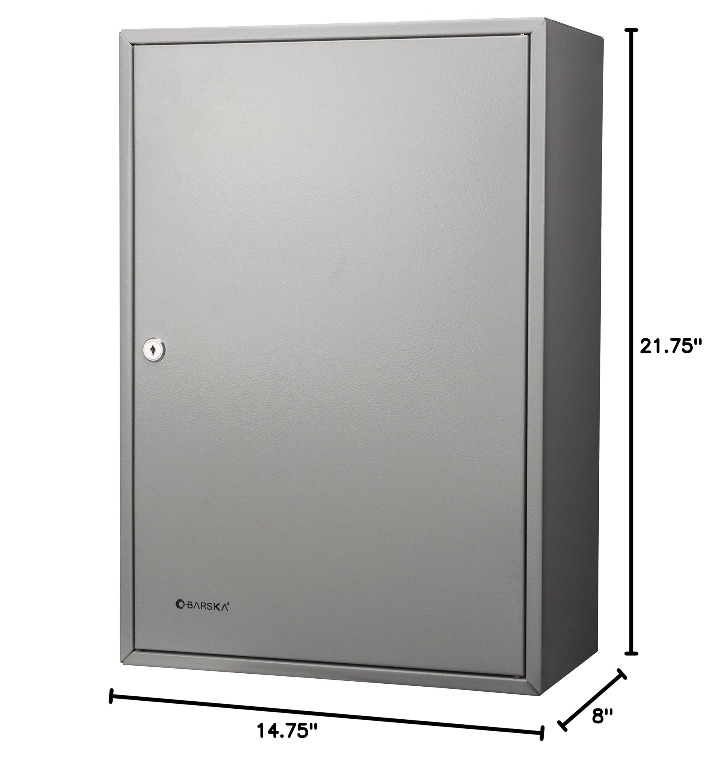 BARSKA 300-Key Large Key Storage Cabinet with Secure Key Lock - Ideal for Home, Office, and Commercial Key Organization