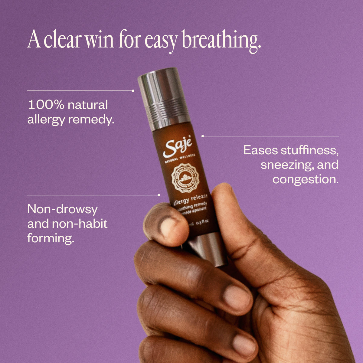 Allergy Release® - Fast-Acting Allergy Relief Capsules for Adults & Kids | Supports Seasonal & Pet Allergies | Perfect for Home, Travel & Outdoor Activities