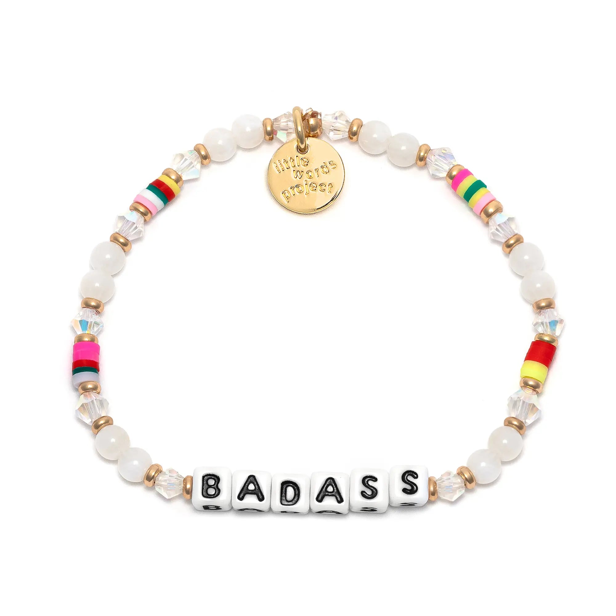 Badass Gumballs Bracelet for Women & Men - Adjustable S/M Size - Trendy Candy Beaded Wristband for Parties, Raves & Festival Fashion Accessories