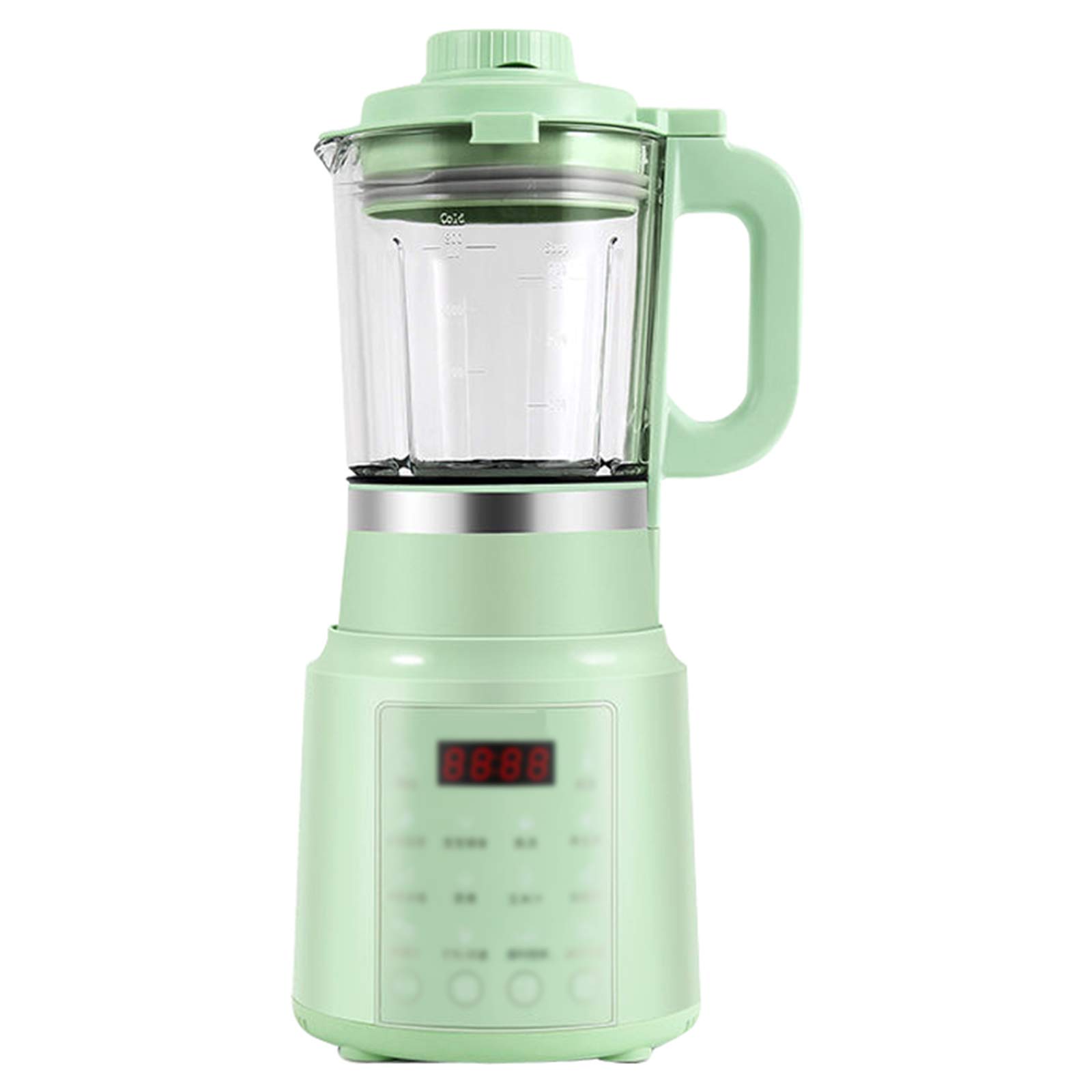 HEN'GMF Professional High-Speed Vacuum Blender - 48000 RPM Countertop Ice Crusher & Smoothie Maker with Timer (Green) - Perfect for Making Nutritious Smoothies, Juices, and Frozen Drinks at Home or Commercial Kitchens