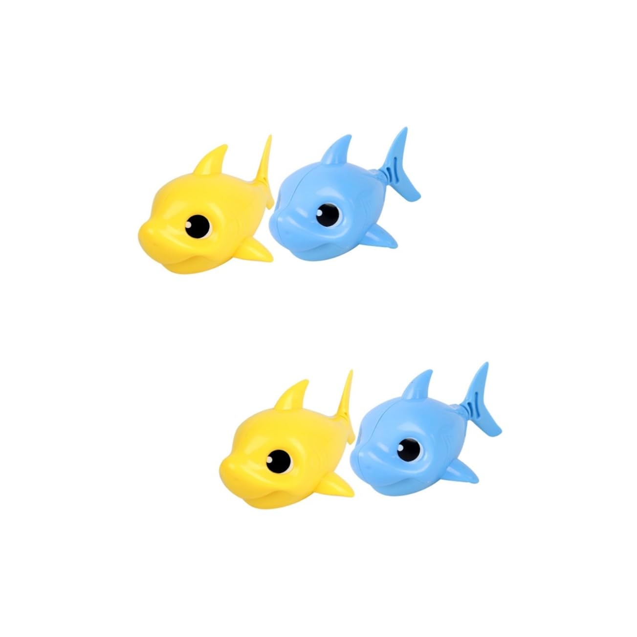 FOYTOKI 4 Pack Wind Up Bath Toys for Kids - Swimming Fish Bath Toys, Cute Clockwork Floating Toys for Toddlers & Babies - Perfect for Bathtime Fun, Pool Parties & Sensory Play