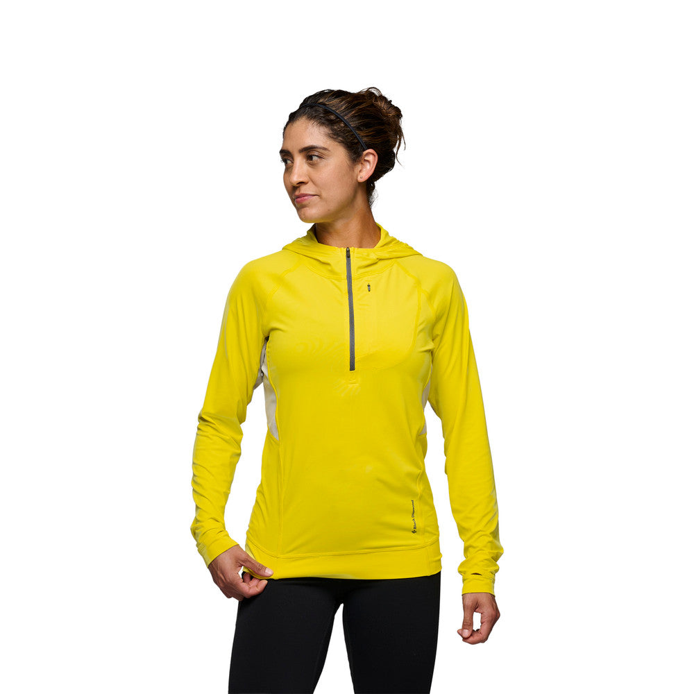 Alpenglow Pro Women's Hoody - Lightweight Fleece Jacket for Hiking, Running & Outdoor Activities - Warm & Comfortable Pullover for Cold Weather Adventures