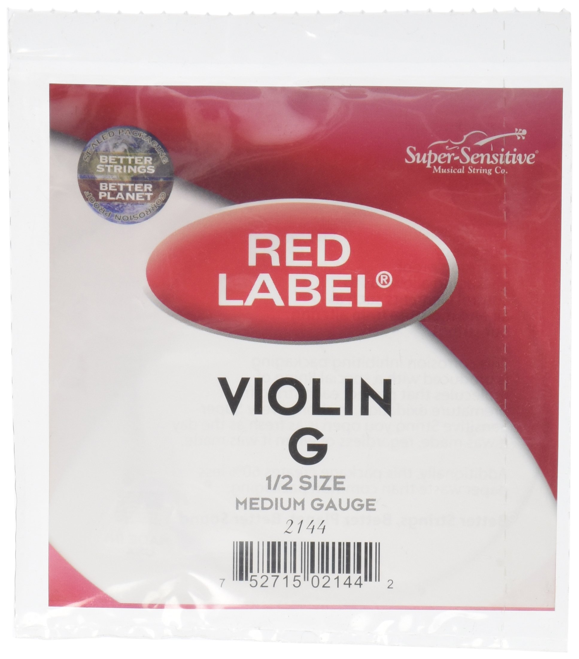 Premium Red Label Violin G String 1/2 Size Medium - High-Quality Replacement String for Student & Professional Violins - Perfect for Practice, Performances & Music Lessons