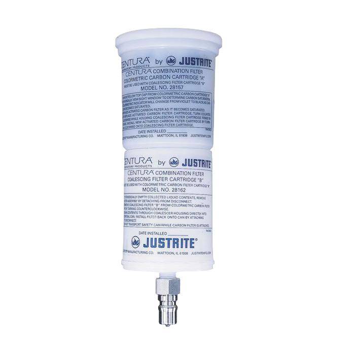 HPLC Disposal Can Filter with Stainless Steel Disconnect - Compatible with HPLC Systems for Safe Solvent Disposal in Laboratories