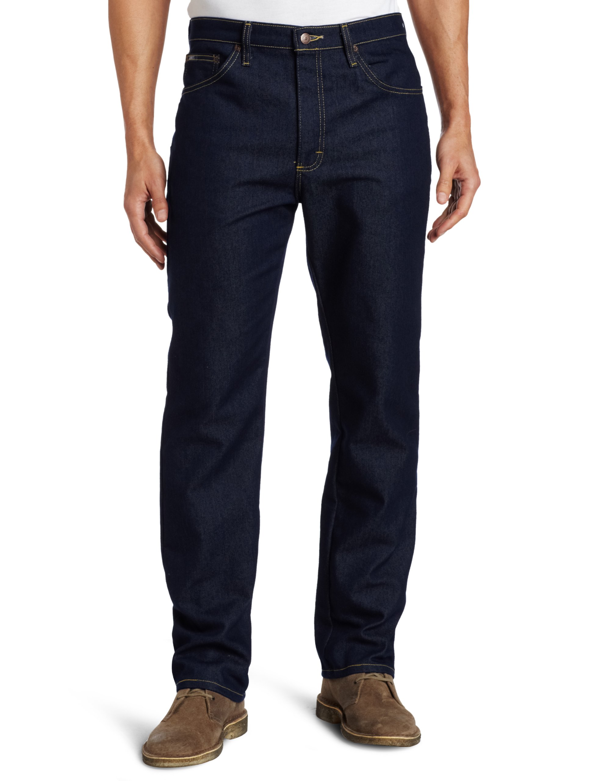 Lee Men's Regular Fit Straight Leg Jeans - Classic Denim Pants for Casual Wear & Everyday Comfort | Perfect for Work, Weekend & Outdoor Activities