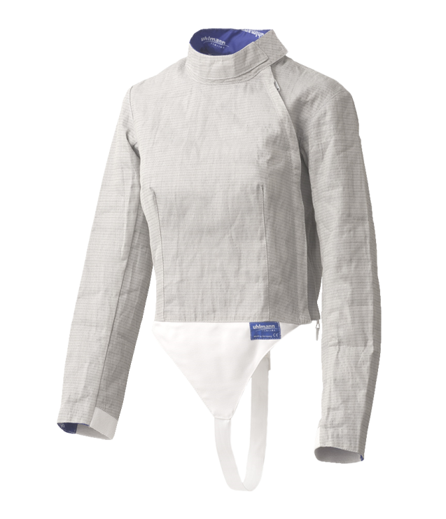 Uhlmann Girls Fencing Sabre Lame with Front Zip - Lightweight Electric Fencing Gear for Competitions & Training