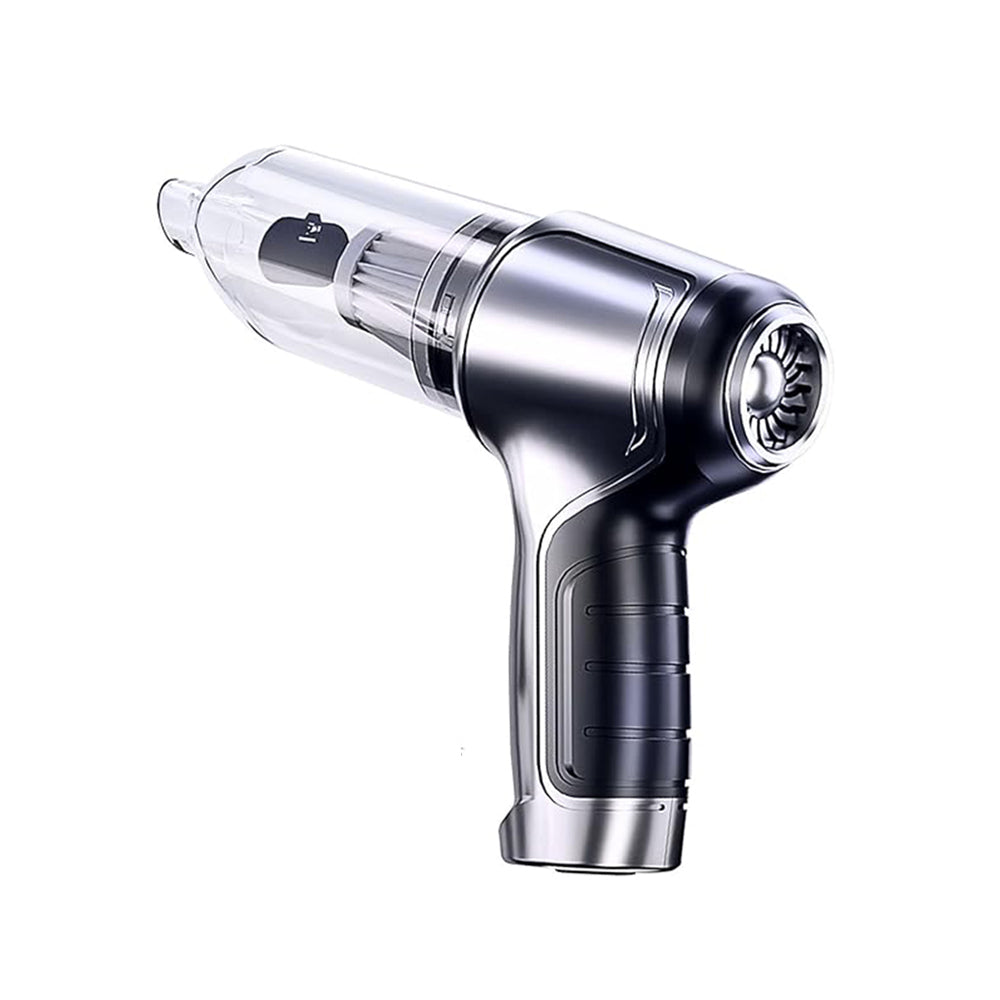 ANYCO Anymob Pro Mini Cordless Vacuum Cleaner - Lightweight, Powerful 15KPA Suction, 5 Washable Filters, 30min Runtime (Grey) - Perfect for Car, Home, Office & Pet Hair Cleaning