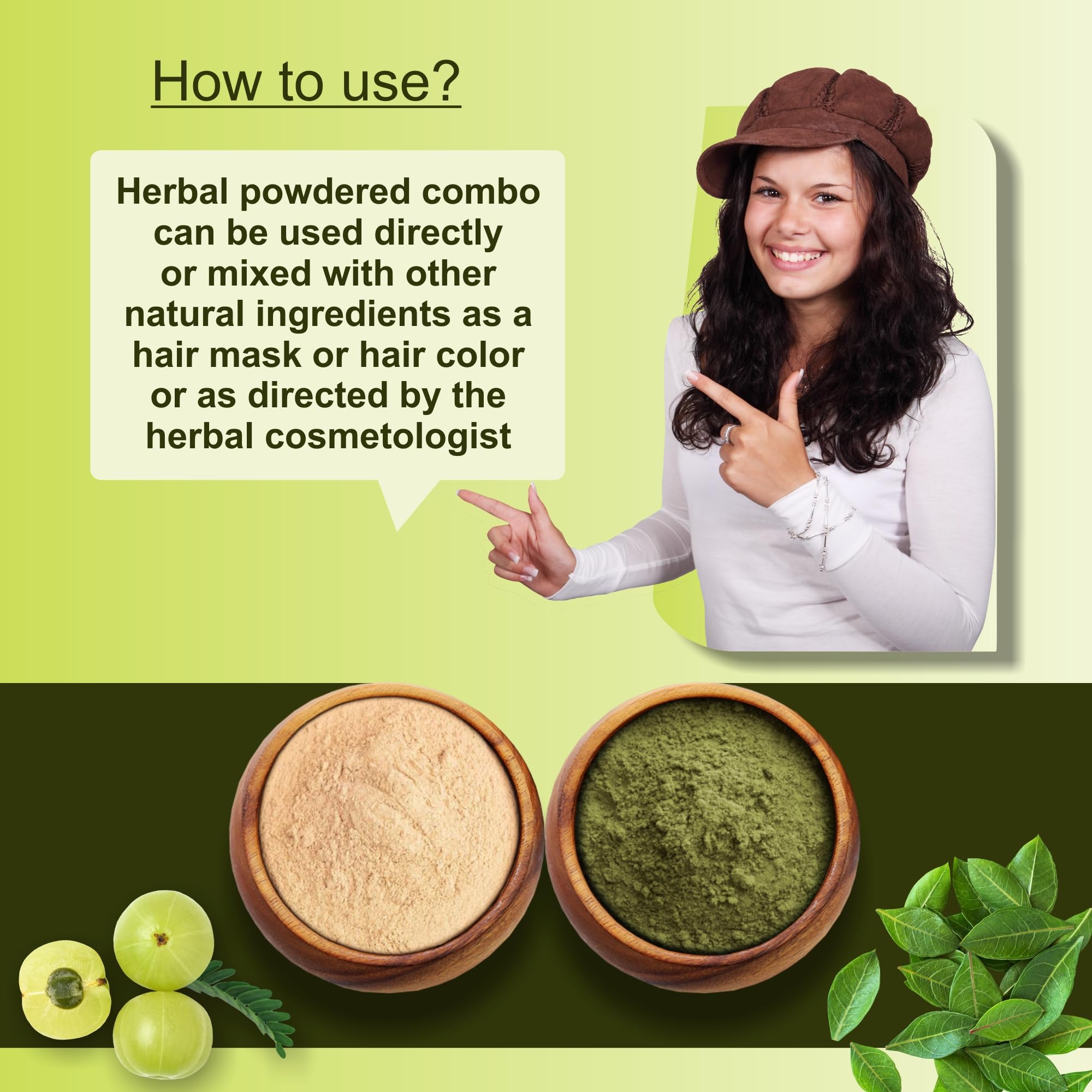 IYUSH Herbal Ayurveda Amla Powder & Henna Powder for Natural Hair Color – 200g | Chemical-Free Hair Dye | Herbal Hair Treatment for Volume & Growth | Perfect for DIY Hair Masks & Ayurvedic Hair Care Routines