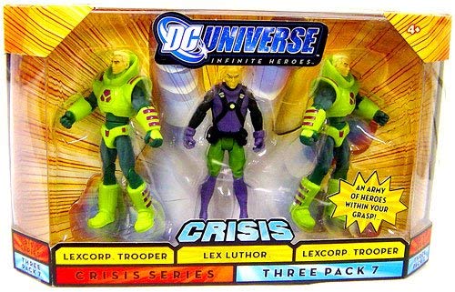 DC Universe Infinite Heroes 3-Pack Action Figures - Gotham Lexcorp Trooper, Lex Luthor & Lexcorp Trooper - Perfect for Collectors, Display & Superhero Battles