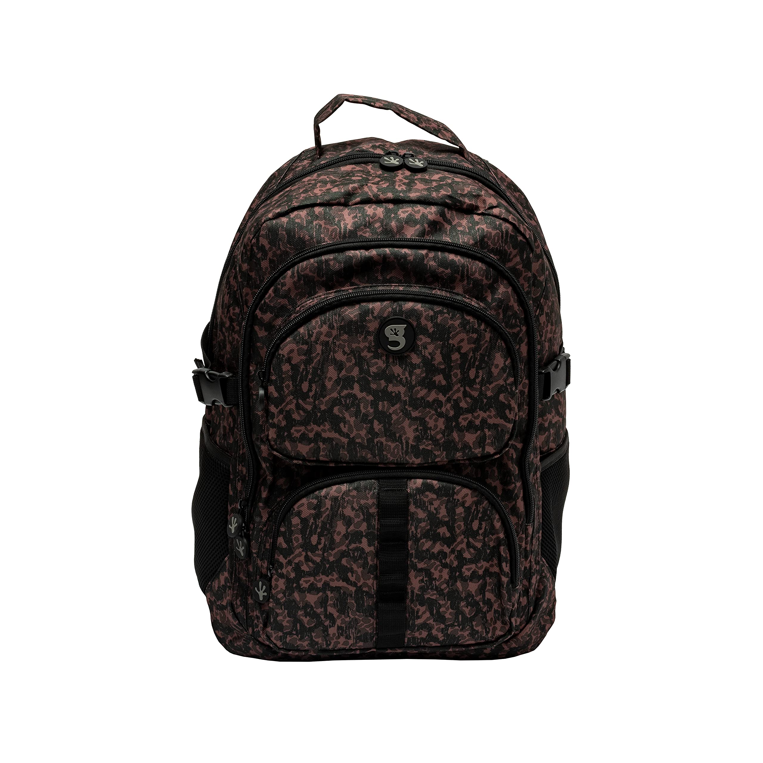Geckobrands Endurance Backpack - Durable Laptop Backpack for Work & Travel, Water-Resistant, 17.3 Inch Laptop Compartment (Grunge Rose) - Perfect for Office, Commuting & Business Trips