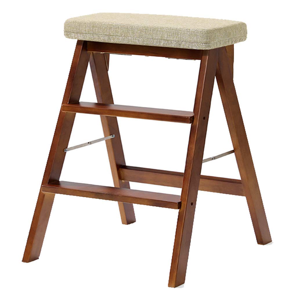 Foldable Step Stool for Adults - Portable Non-Slip Kitchen Ladder Stool with High Weight Capacity, Perfect for Reaching Top Shelves, Home Organization & Bathroom Use