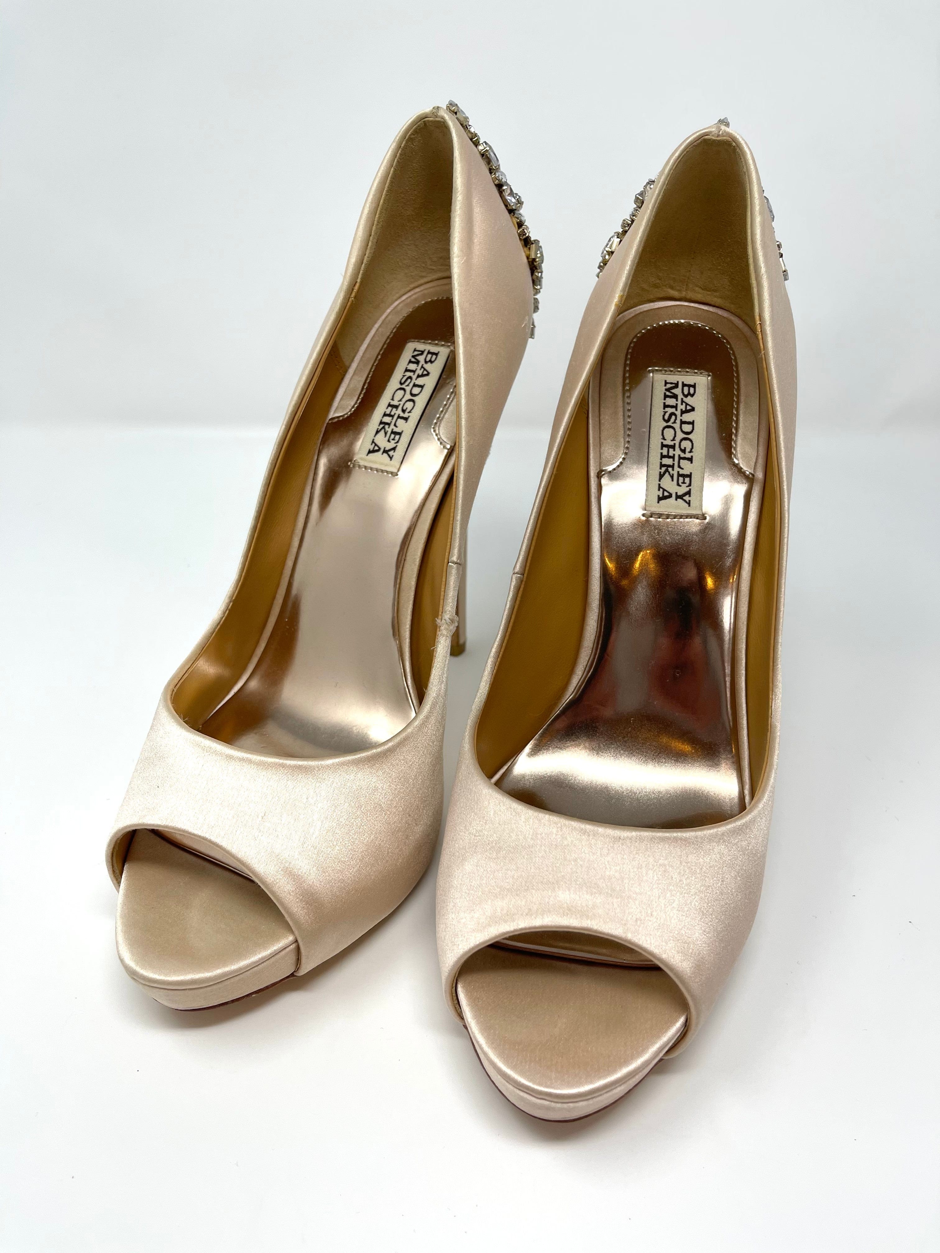 Badgley Mischka Kiara Women's Heels Size 8.5 - Elegant Evening Shoes for Weddings, Parties & Special Occasions