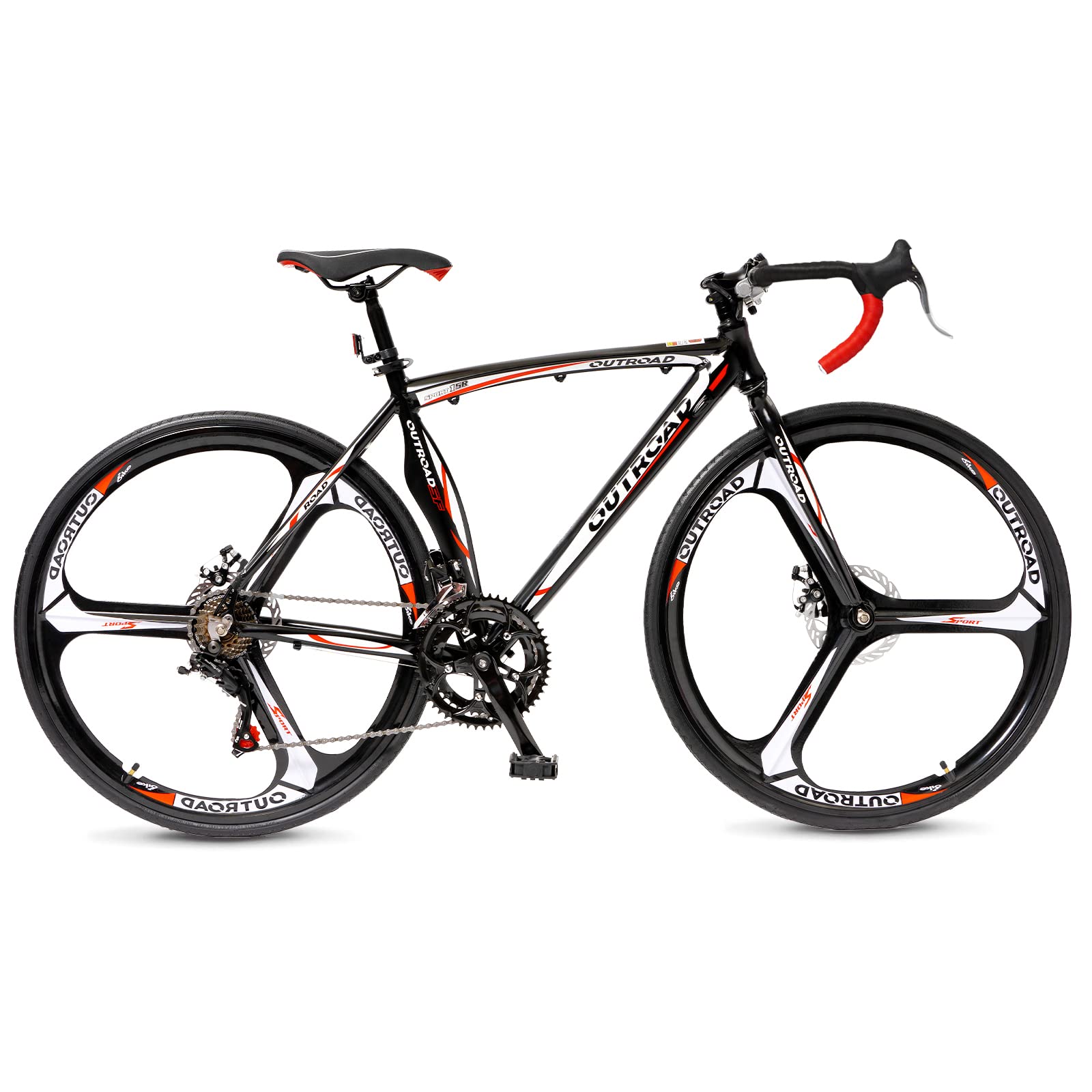 **Max4out 700C Road Commuter Bike - 14/21 Speed Shifter, Dual Disc Brakes, Lightweight Aluminum Alloy Frame for Men & Women (Red/Blue/White Red/Black Red) - Perfect for Urban Commuting, Fitness Riding & Weekend Adventures**