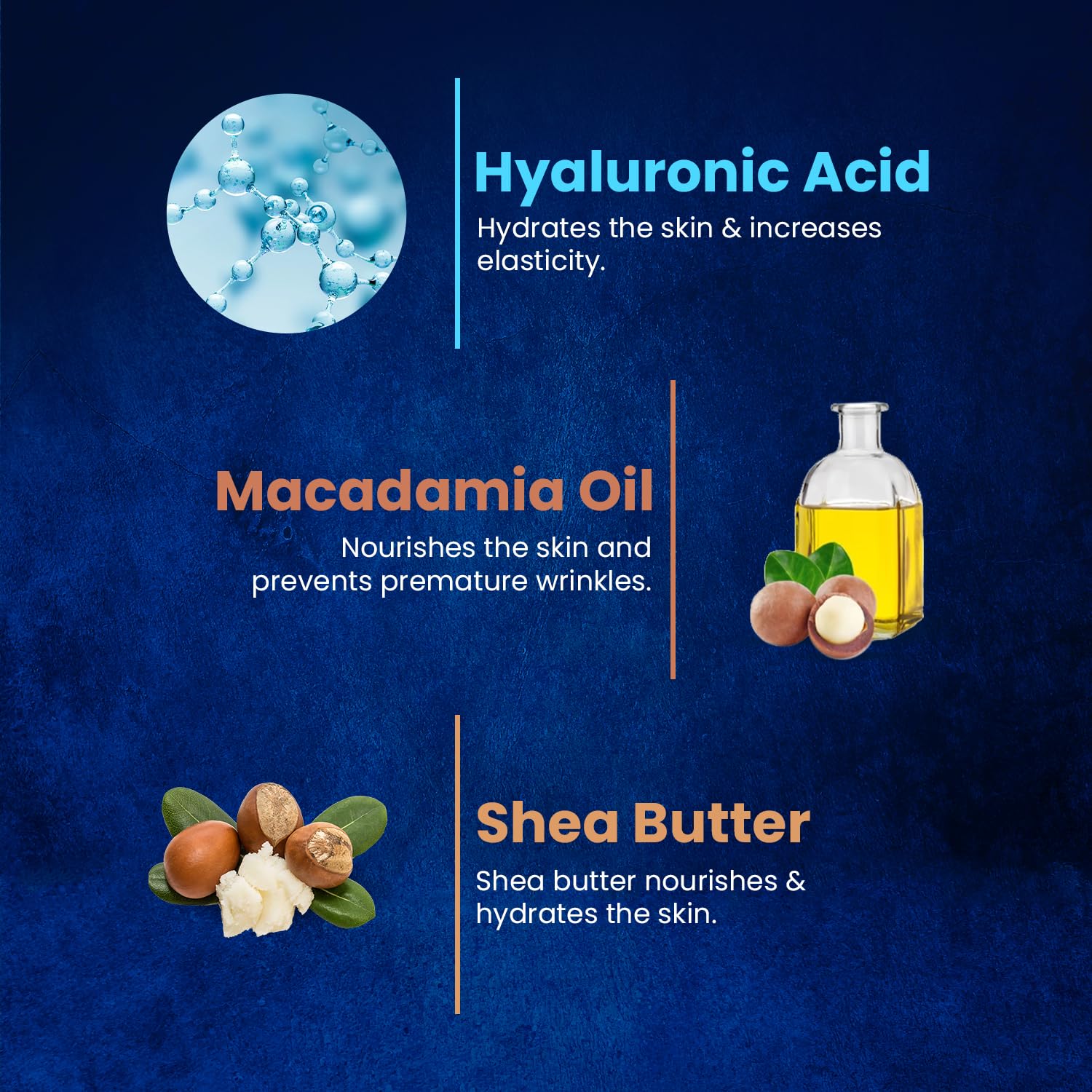 The Beard Story Deep Hydrating Moisturizing Body Lotion with Shea Butter & Macadamia Oil - Non-Sticky, Long Lasting Formula for Winter & All Seasons - Paraben Free 250ml - Perfect for Dry Skin Care & Daily Hydration