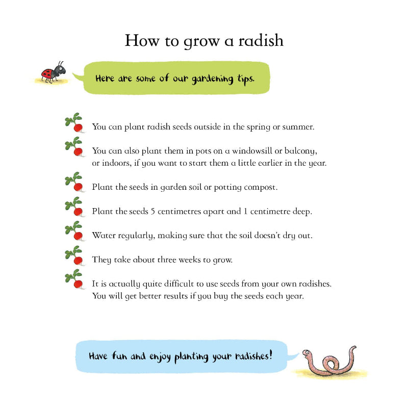 Ruby Plants A Radish - English Children's Storybook About Gardening & Patience | Perfect for Kids' Bedtime Reading & Classroom Storytime