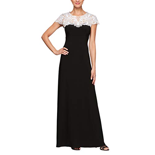 Black/White Cap Sleeve