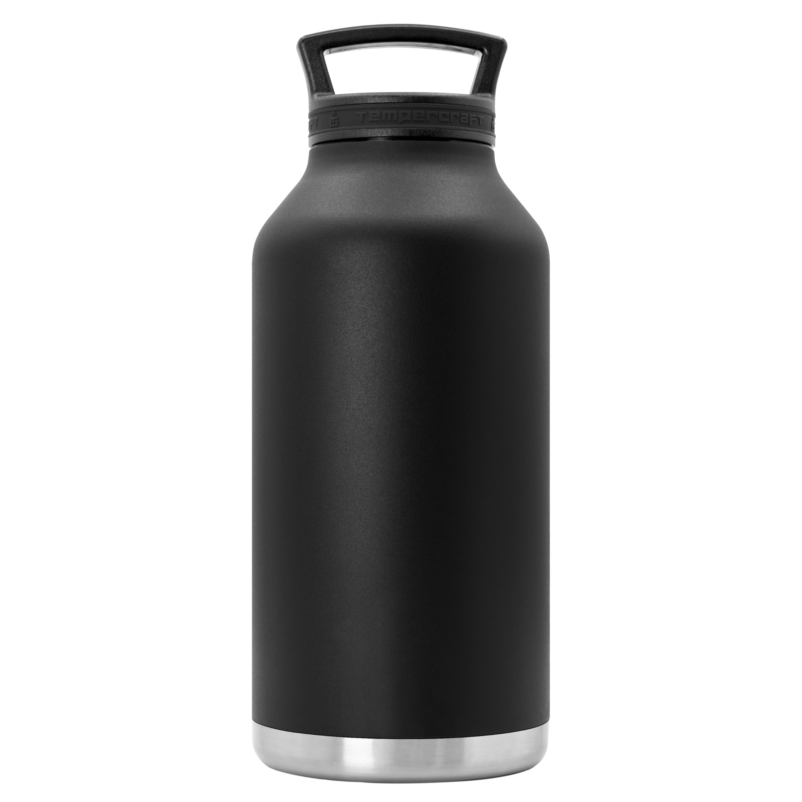 64 oz Vacuum Insulated Stainless Steel Growler with Custom Laser Engraving - Double Wall Beer, Wine & Water Bottle for Camping, Hiking and Outdoor Adventures