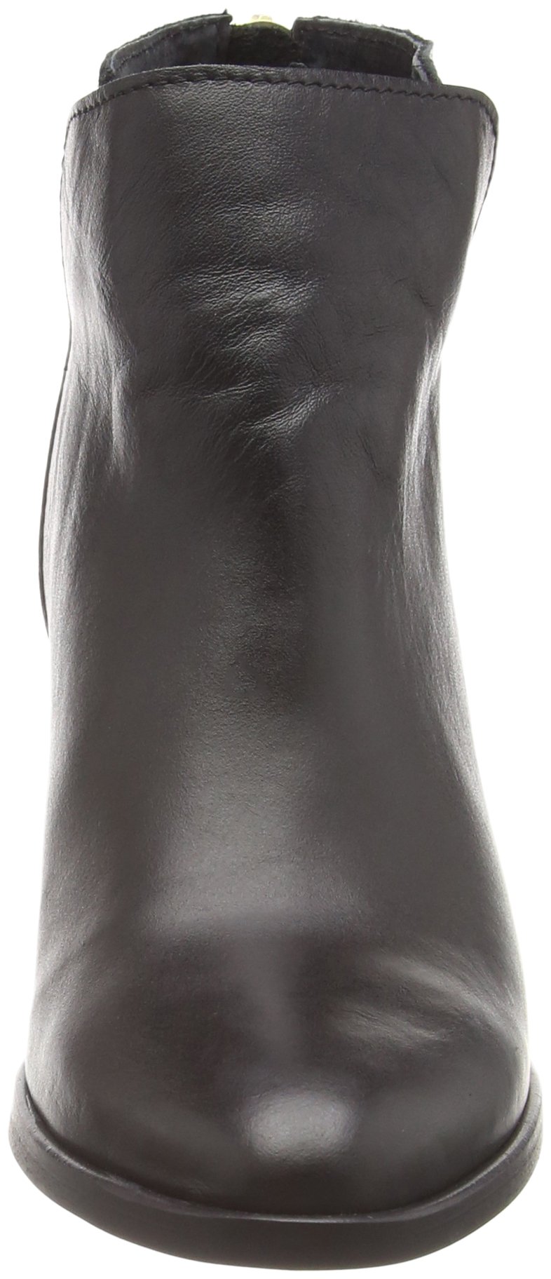 Women's Black Leather Short Shaft Boots - PSDolly Ankle Boots for Women | Comfortable & Stylish | Perfect for Casual Wear, Office & Night Out