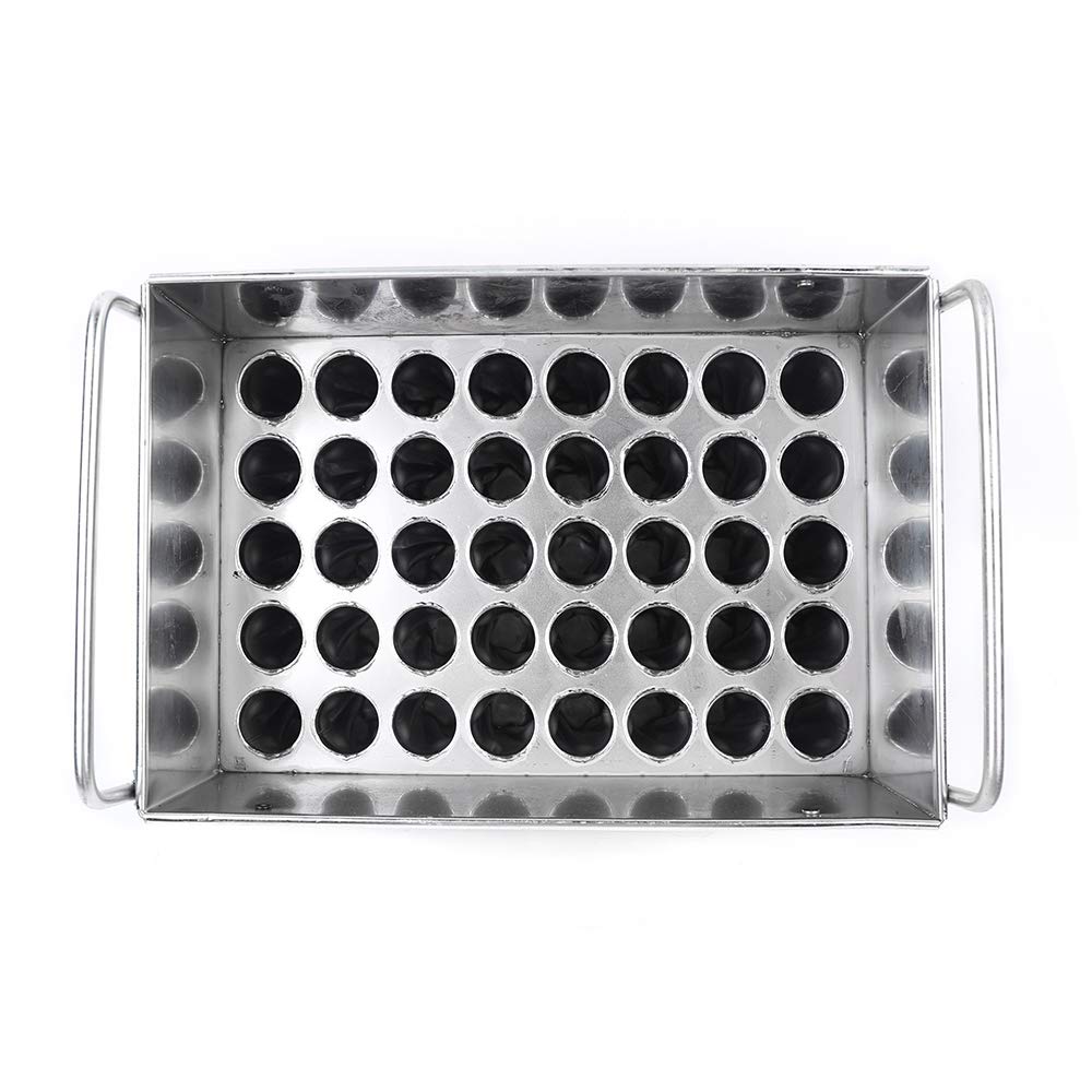 40-Piece Stainless Steel Popsicle Molds - Food-Grade, Reusable & Fast Freezing for Homemade Ice Pops - Perfect for Summer Treats, Parties, and Commercial Use