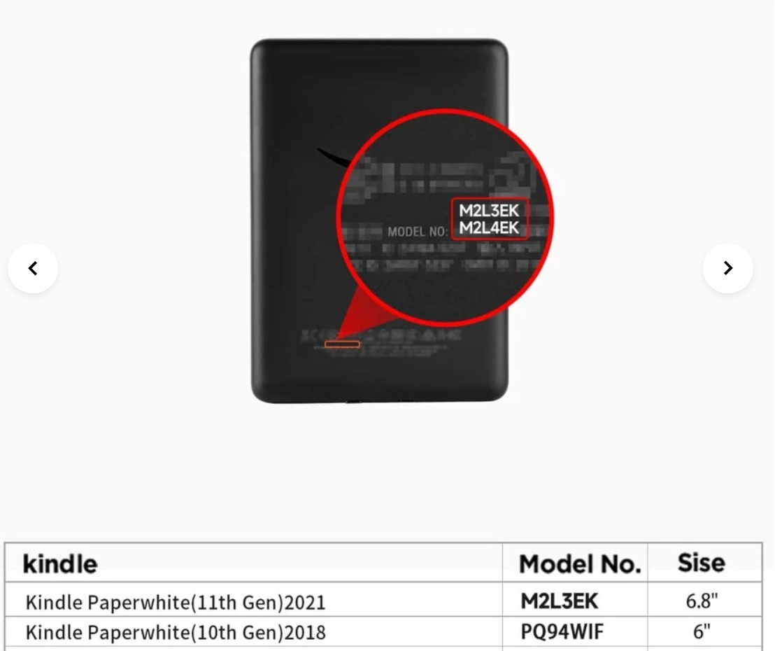Premium Kalo Kindle Case - Protective Cover for Kindle E-Reader | Lightweight & Durable | Perfect for Reading at Home, Travel & Commuting