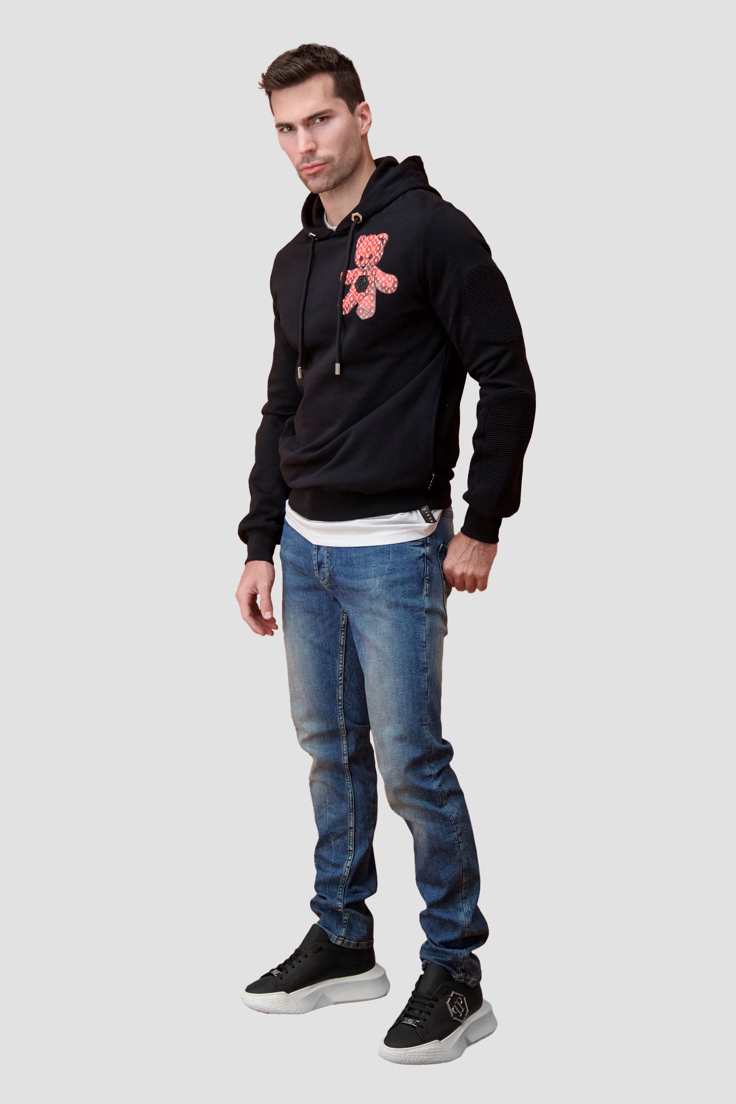Philipp Plein Teddy Bear Hoodie for Men & Women - Cozy Winter Pullover with Bear Design | Perfect for Casual Wear, Street Style & Cold Weather Fashion