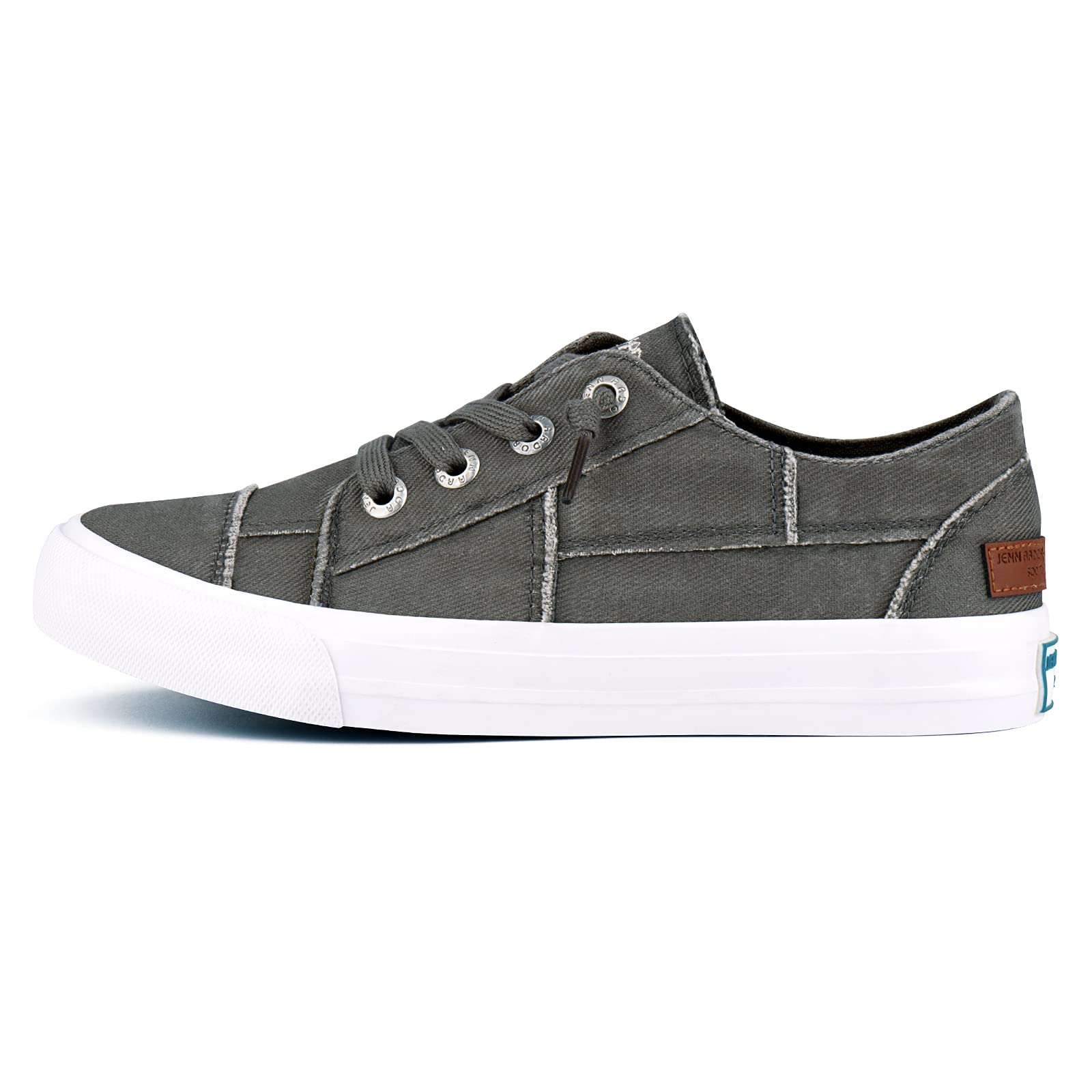 JENN ARDOR Women's Slip-On Sneakers - Low Top Canvas Loafers | Casual Tennis Shoes for Women | Comfortable & Fashionable Play Sneakers | Perfect for Walking, Work & Everyday Wear