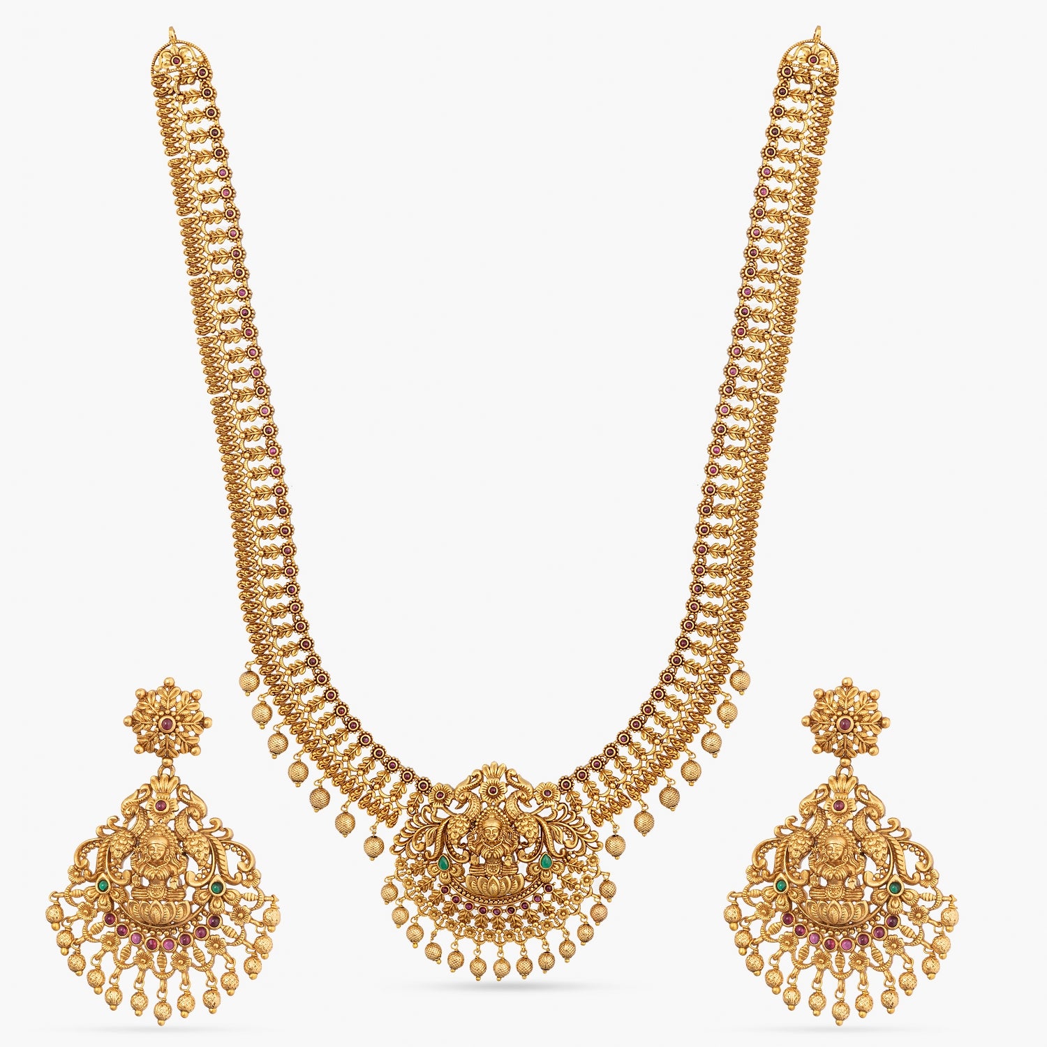 Vintage Antique Long Necklace Set for Women - Elegant Boho Layered Chain Necklace - Perfect for Parties, Weddings, and Evening Events