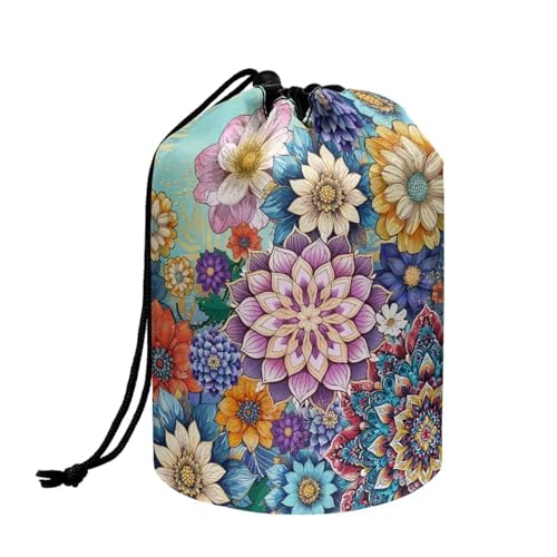 Bohemian Flower Violet Blue