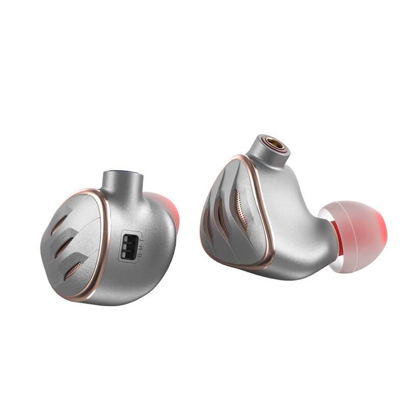 FiiO FH5s Hybrid 4 Driver In-Ear Monitors (IEM) - 2 Dynamic Drivers + 2 Balanced Armatures for Audiophiles | Perfect for Studio Recording, Gaming & Travel