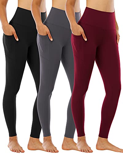 3 Packs - Black/Gray/Burgundy