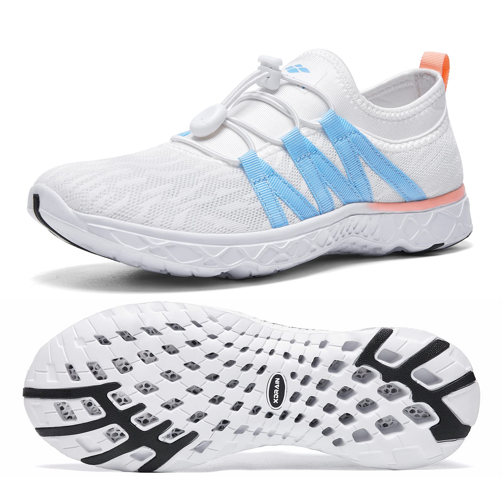 Aleader Women's Quick-Dry Mesh Slip-On Water Shoes for Beach, Pool, Yoga & Travel - Lightweight & Comfortable Aqua Shoes