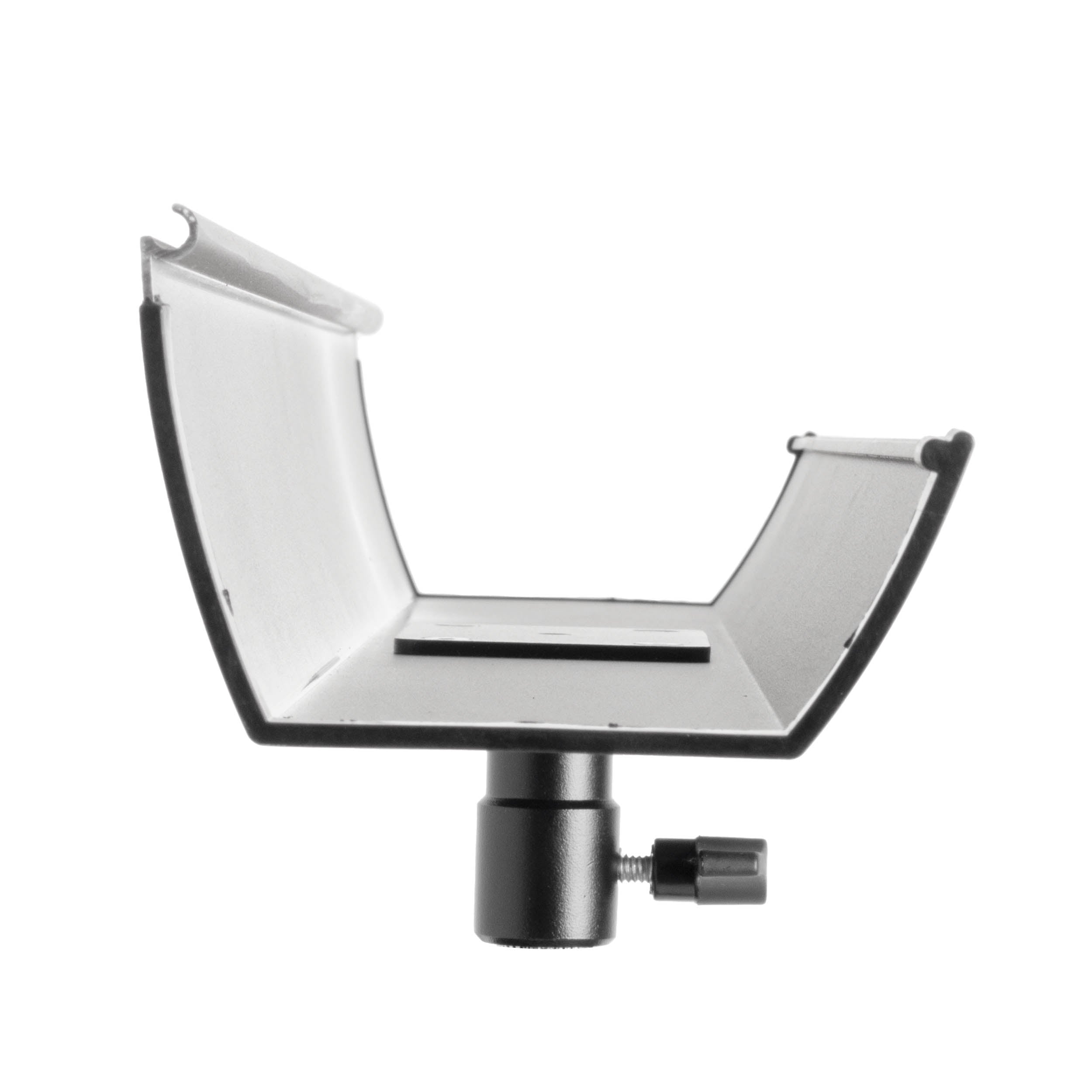 T-Bone Gutter Background Bracket - Heavy Duty Support for Half-Length Seamless Paper & Vinyl Backdrops - Perfect for Photography Studios, Video Productions, and Portrait Sessions