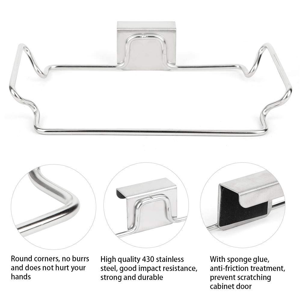Space-Saving Kitchen Trash Rack - Compact Under Sink Organizer for Home Kitchen | Perfect for Small Apartments & Clutter-Free Countertops