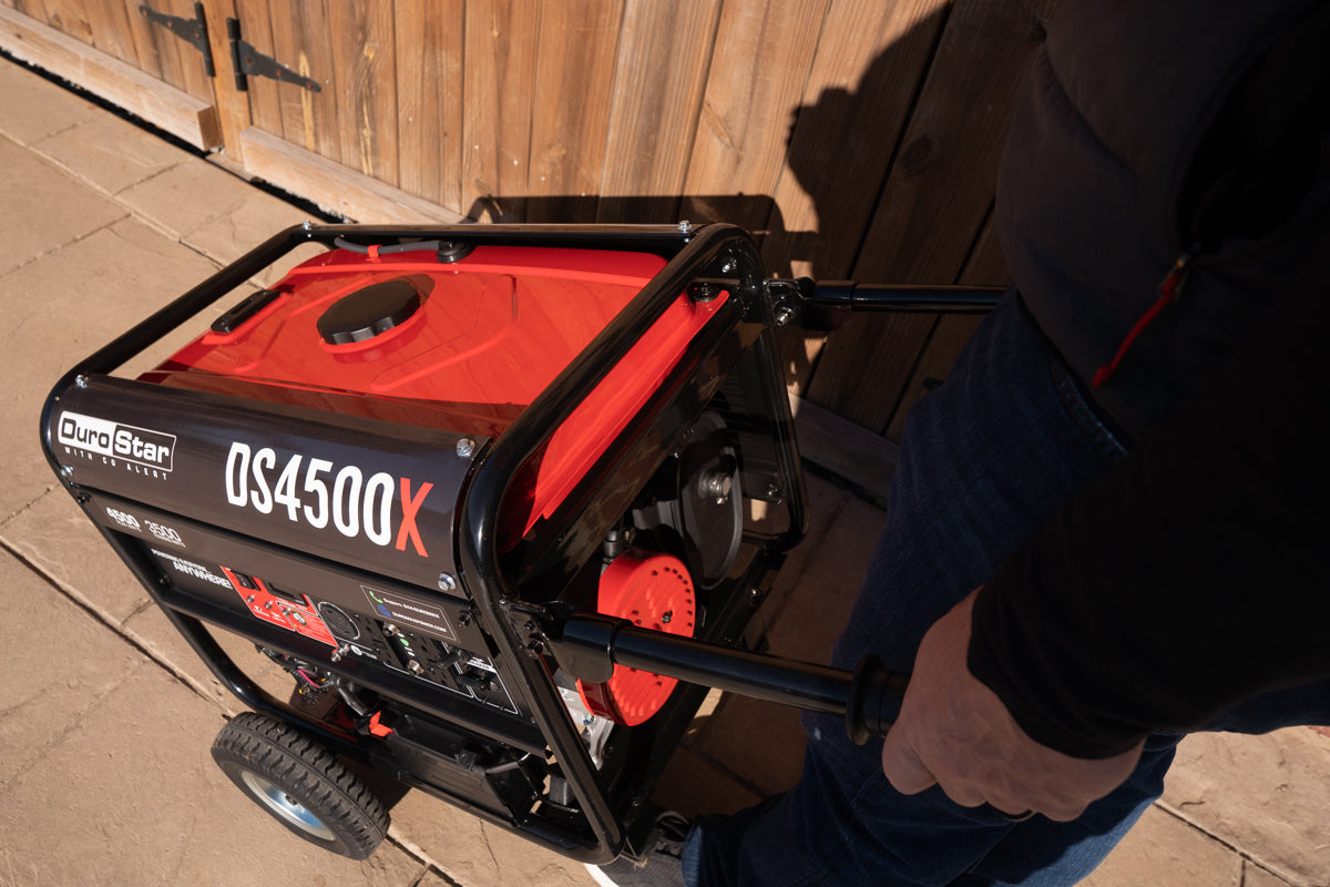 4,500 Watt Portable Gasoline Generator with CO Alert - Reliable Backup Power for Home, Camping & Emergency Use