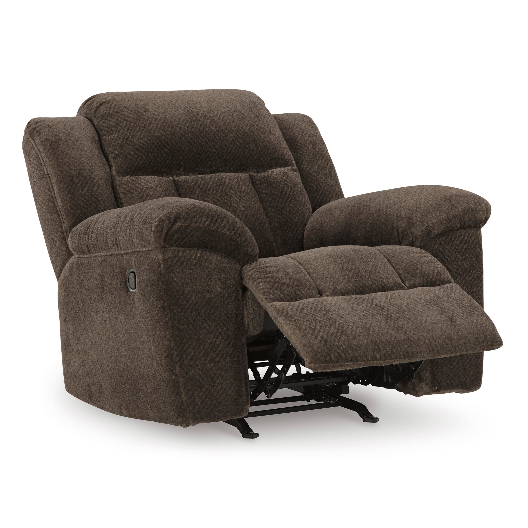 Frohn Rocker Recliner Chair - Comfortable Gliding Swivel Lounge Chair with Padded Cushions - Perfect for Living Room, Nursery & Relaxation