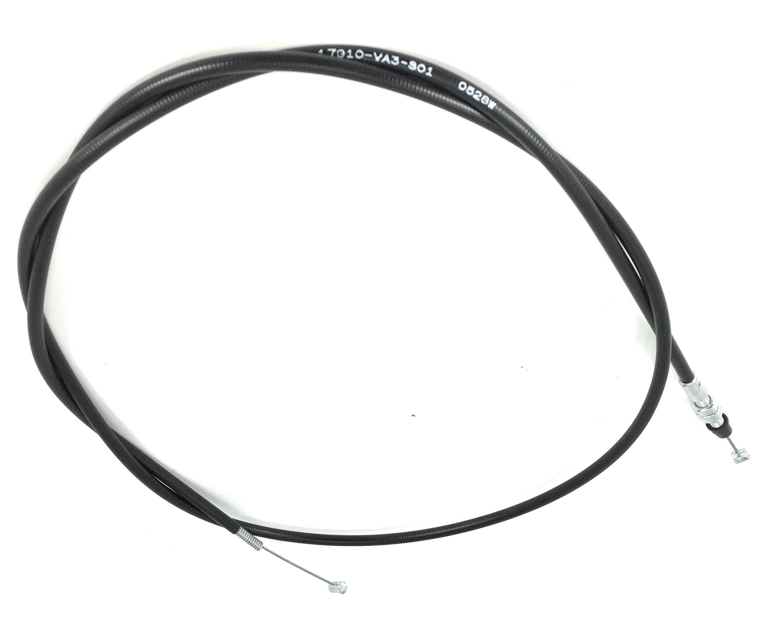 Honda 17910-VA3-S01 Replacement Throttle Cable for Lawn Mower - Compatible with Honda HRX, HRR, HRS Series - Perfect for Smooth Throttle Control in Residential & Commercial Lawn Care