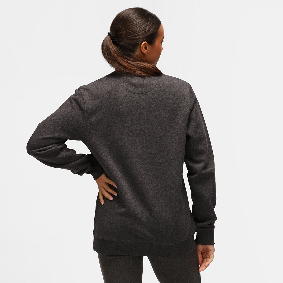 Premium Charcoal Athleisure Sweatshirt for Men & Women - Soft Cotton Blend Hoodie for Gym, Yoga & Casual Wear - Trendy Streetwear Pullover for Workouts & Lounge