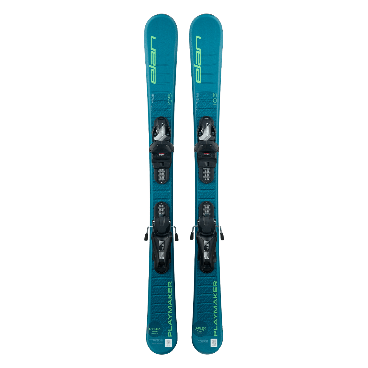 Elan PLAYMAKER U FLEX JRS Kids Ski Set with EL 4.5 Bindings - Perfect for Junior Skiers Learning & Mountain Adventures (2025 Model)